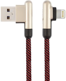 Фото 1/3 Кабель USB VIXION (K14i) для iPhone Lightning 8 pin 1м (красный, золото)