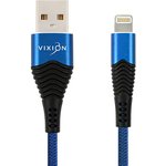 Кабель USB VIXION (K26i) для iPhone Lightning 8 pin 1м (синий)