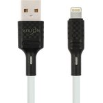 Кабель USB VIXION (K27i) для iPhone Lightning 8 pin 1м (белый)