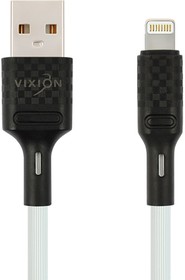 Фото 1/3 Кабель USB VIXION (K27i) для iPhone Lightning 8 pin 1м (белый)