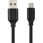 Кабель USB VIXION (K28c) 3,5A Type-C 1м (черный)