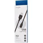 Кабель USB VIXION (K2i) для iPhone Lightning 8 pin 2м (черный)