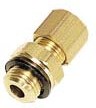 0101 12 17, LF3000 Series Straight Threaded Adaptor, G 3/8 Male to Push In 12 mm, Threaded-to-Tube Connection Style
