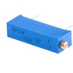 M43P204KB40, 43P Series 20-Turn Through Hole Trimmer Resistor with Pin ...