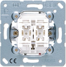 Фото 1/2 JUNG Мех Выключатель жалюзийный кнопочный с блокировкой
