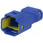 560-003-000-310, Pin & Socket Connectors W TO W MALE 3P PLUG BLUE FOR 1.00-1.30