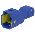 560-002-000-310, Pin & Socket Connectors W TO W 2P MALE PLUG BLUE FOR 1.00-1.30
