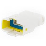 560-005-000-111, Pin & Socket Connectors W TO W MALE 5P PLUG WHITE FOR 1.30-1.70