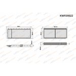 KWFD0022, Фильтр салонный Mazda 3 (BK) 03-09/Mazda 5 (CR/CW) 06-
