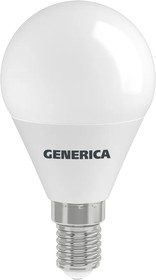 Лампа светодиодная G45 шар 12Вт 230В 4000К E14 | LL-G45-12-230-40-E14-G | GENERICA