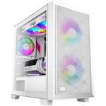 PcCooler C3D310 WH ARGB, Корпус без блока питания