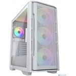 Cougar Корпус Uniface X RGB V2 White, 4x140mm ARGB PWM Fan, ARGB PWM Fan Hub ...