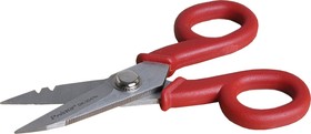 Фото 1/2 DK-2047N, Ножницы для резки и зачистки кабеля (145мм)