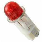 1051QA1, Panel Mount Indicator Lamps RED DIFFUSED 1/2" MOUNTING HOLE