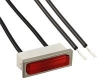 2330D1, Panel Mount Indicator Lamps RED DIFFUSED