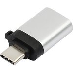 Переходник-адаптер VIXION (AD55) USB 3.0 - Type-C (серый)