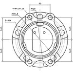 Z89105R, СТУПИЦА КОЛЕСА, СТУПИЦА ПЕР NIS 370Z Z34 08-/ INFINITI EX35 J50 07- ...