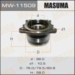 MW-11509, Ступица Toyota RAV 4 95-00, Ipsum 96-01, Nadia 98-03 задняя MASUMA