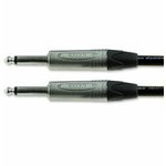 101-002-202 BLACK, Male 6.35mm Mono Jack to Male 6.35mm Mono Jack Aux Cable ...