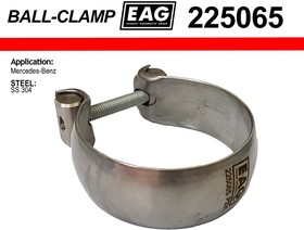 225065, Хомут глушителя ball clamp SS304