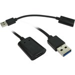 USB 3.0 Cable, Female USB C to Male USB A Cable, 150mm