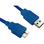 USB 3.0 Cable, Male USB A to Male Micro USB B Cable, 2m