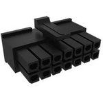 10127716-04GLF, Power to the Board Minitek Power3.0 DR Rec Hsg 4Pos