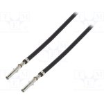 0797582027, Cable Assembly UL 1061 0.15m 22AWG Terminal to Terminal 1 to 1 POS ...