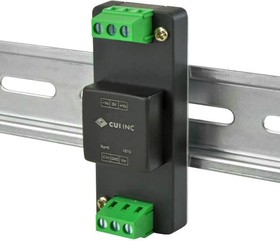 PDQE10-Q24-D15-DIN, Isolated DC/DC Converters - DIN Rail Mount 10W 9-36Vin +/-15V +/-333mA Iso Reg DIN