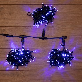Фото 1/10 323-313, Гирлянда LED ClipLight 24V, 3 нити по 10 метров, цвет диодов Синий