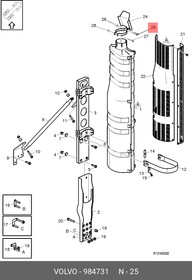 984731, Болт M6*60 VOLVO