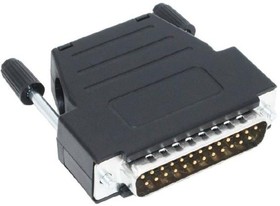 DSSKP15L-DB15P-K, D-Sub Standard Connectors D-SUB plug, stamped contact, plastic backshell, top & side entry 15w
