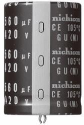LGU2C821MELA, Aluminum Electrolytic Capacitors - Snap In 160volts 820uF 105c 25x35x10L/S