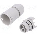 3701/V2P, Connector: AC power supply; screw clamp; "Dad"; 9-12mm; 1-2.5mm2; 16A
