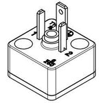 1210120009, Circular DIN Connectors mPmDINAdpt FrmB-11mm B15Base 2P +Grnd Trm