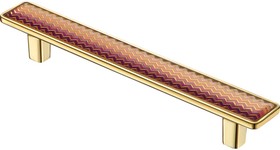Ручка-скоба BREEZE 128 мм, полимер, золото KA3-128BR32P-OT