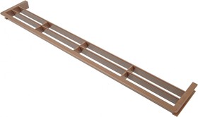 Решетка вентиляционная для цоколя (390х65 мм; светло-ореховая) 2190-449-NC