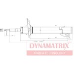 DSA314572, Амортизатор подвески газ. FIAT DUCATO (250) 1700-1800KG ...