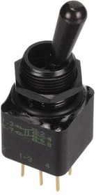 12246X778, High Performance Toggle Switch - DPDT - On-On - 4A - 125 VAC - 28 VDC - Standard Actuator - PC Pin.