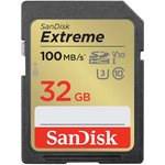 Карта памяти SanDisk Extreme SDHC UHS Class 10 U3 V30 100/60 MB/s 32GB ...