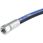 1162mm Synthetic Rubber Hydraulic Hose Assembly, 400bar Max Pressure