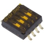 TDA04H0SB1, DIP Switches / SIP Switches HALF PITCH 4 POS