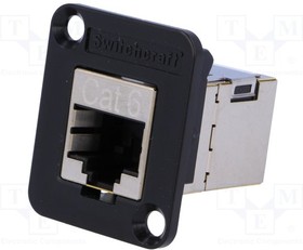 Фото 1/4 EHRJ45P6S, In-Line Adapter - RJ45 - RJ45 - Adapter - In-Line - EH Series - Jack - 8 Positions.