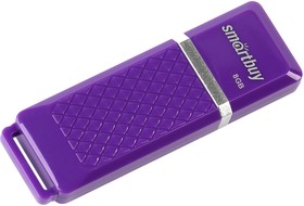 Фото 1/8 USB 2.0 накопитель Smartbuy 8GB Quartz series Violet (SB8GBQZ-V)