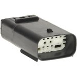 160112-6001, Sealed Connector Assembly, Plug, 2 Rows, 12 Poles, Keying Option A ...