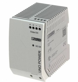 2906300, UNO-PS/350-900DC/24DC/60W 60W Isolated DC-DC Converter DIN Rail Mount, Voltage in 300 ? 1000 V