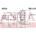 NSJ10 ШРУСНАРУЖНЫЙ35x56x29