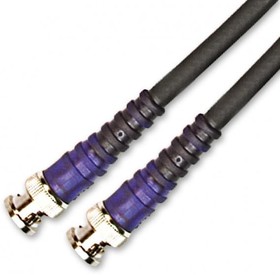111543052, Male BNC to Male BNC SDI Coaxial Cable, 2m, RG6/U Coaxial, Terminated