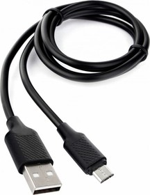 Кабель Cablexpert, USB 2.0, AM/microB, длина 1м, черный CCB-mUSB2-AMBMO2-1MB