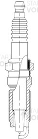 VSP 1006, Свеча зажигания StartVolt VSP 1006 Ford Focus III 10-; Kuga II 13- 1.6T Ir+Pt, СТАРТВОЛЬТ | купить в розницу и оптом